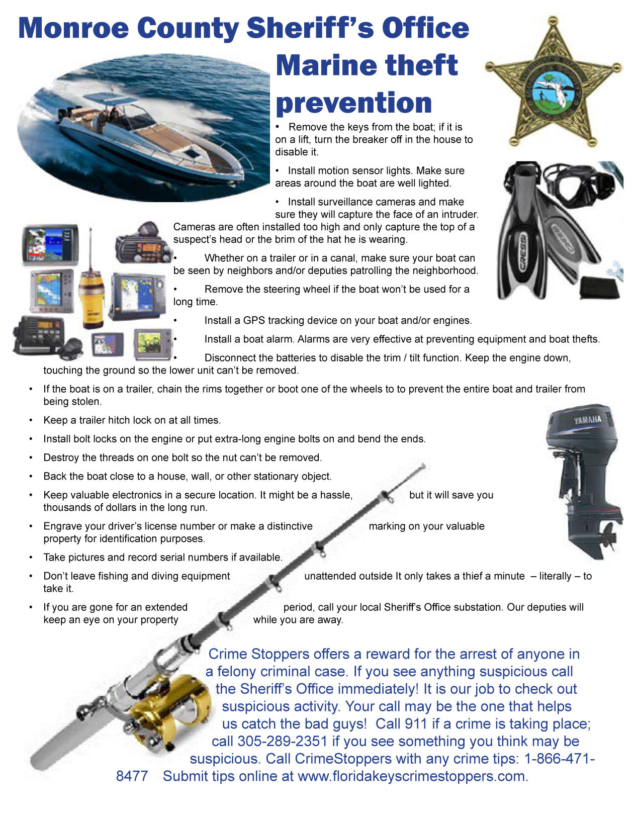 Protect yourself from marine theft